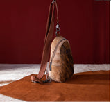 WG106-S9110 Wrangler Sling Bag/Crossbody/Chest Bag - Brown
