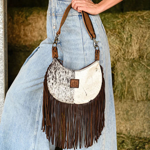 StS Ranchwear Classic Cowhide Collection Nellie Fringe Bag – Rocky Top ...