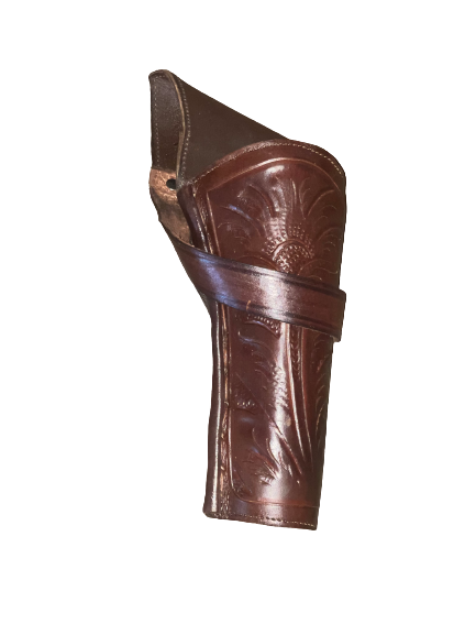 Chocolate Brown Leather Cross Draw Holster Only